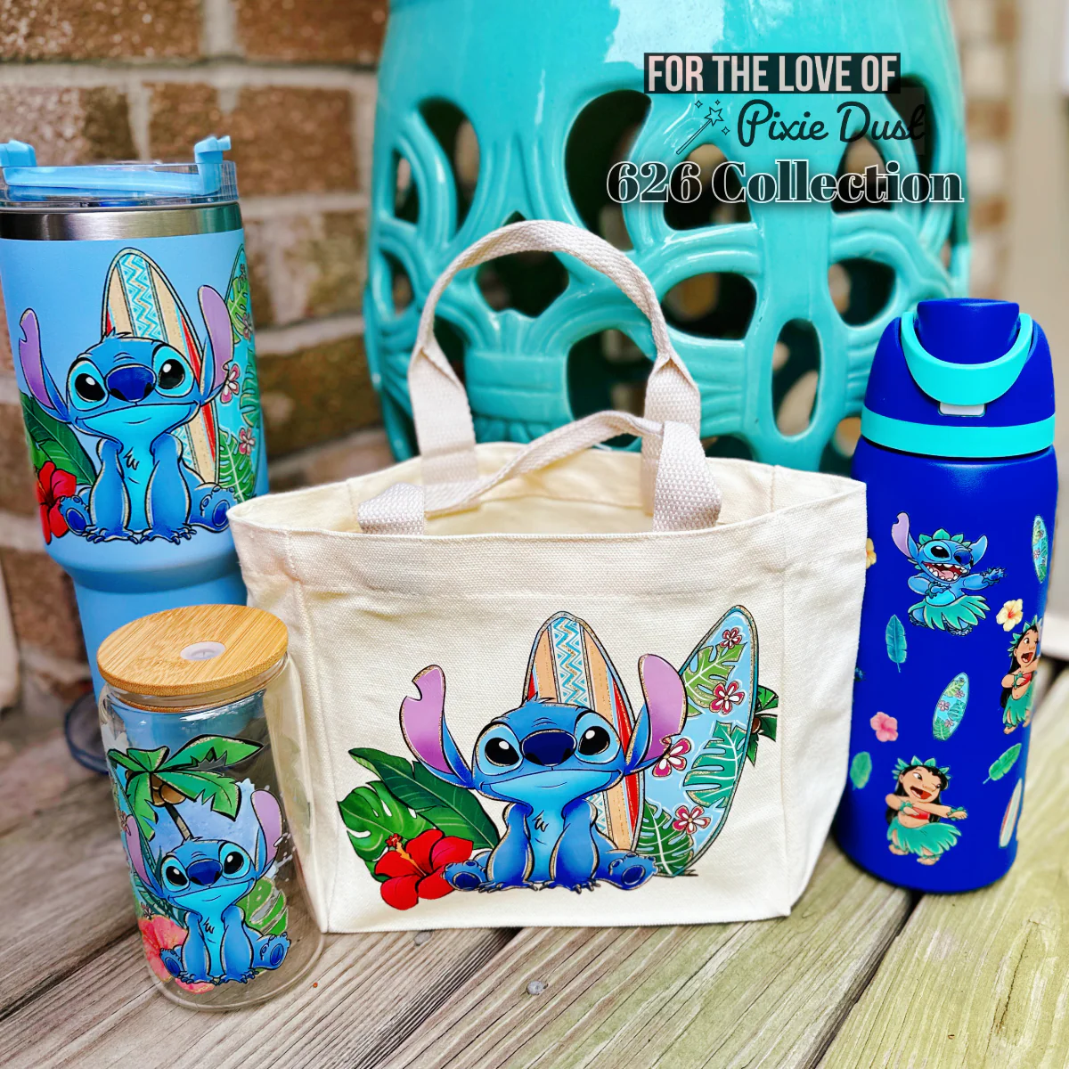 626 Tropical Collection Drinkware and Tote