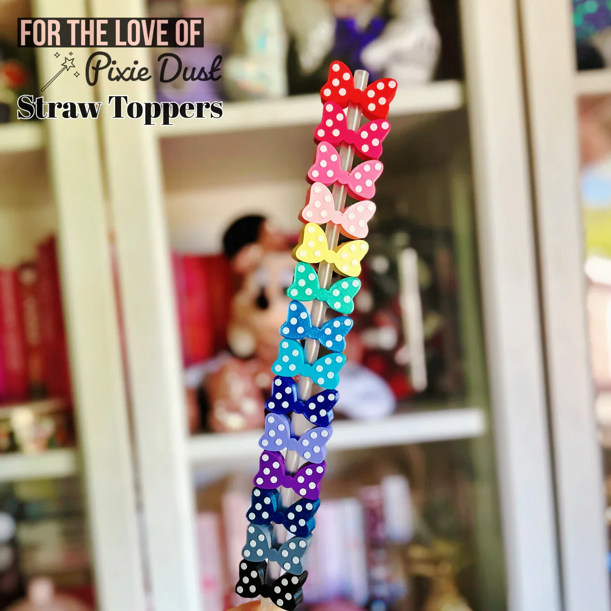 Bow Straw Topper