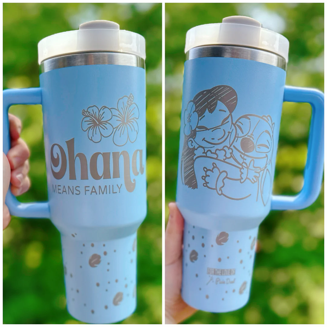 Ready to Ship: 626 Characters Laser Engraved Tumblers on 40 oz Quencher Inspired Stainless Steel Tumbler - Image 3