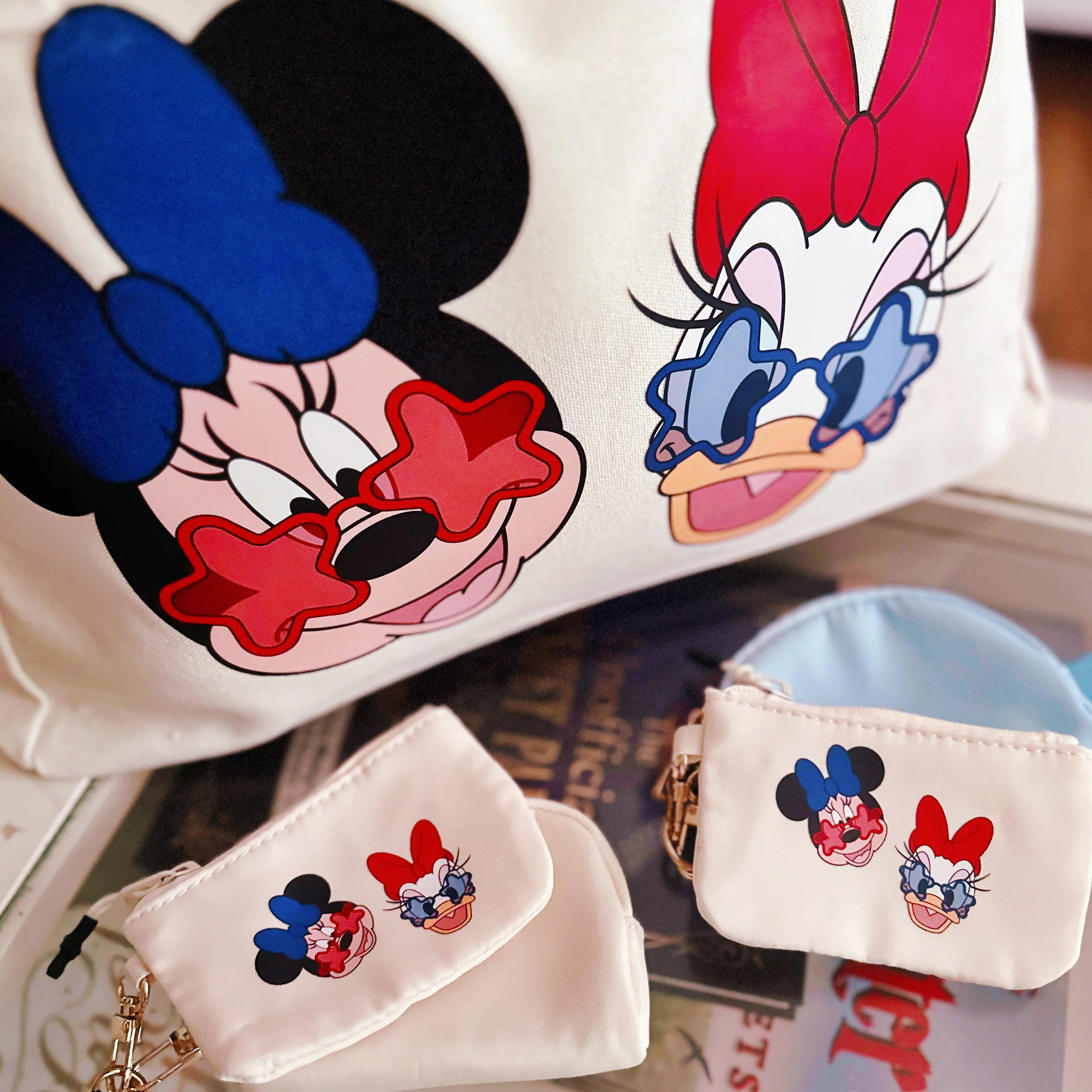 Red, White, and Blue Inspired Dual Wristlet and Tote Bag - Image 2