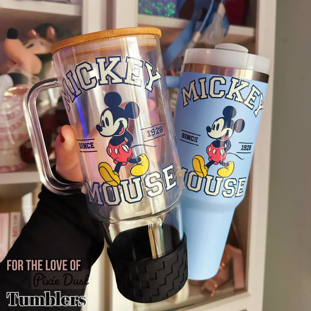 Retro Mouse on 40 oz Quencher Inspired Stainless Steel Tumbler
