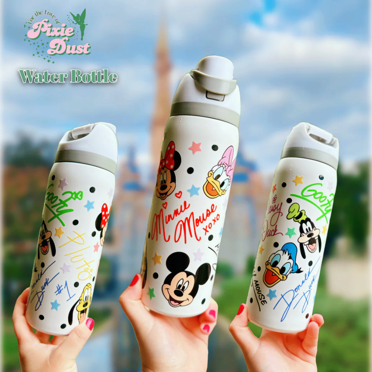 Ready to Ship Sensational Six Autographs White Inspired 32 oz Sip Stainless Steel Water Bottle - Image 2
