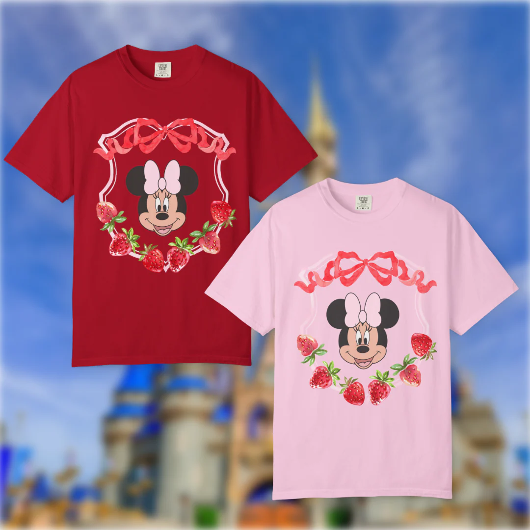 Strawberry Mouse Unisex Garment-Dyed Comfort Color T-shirt